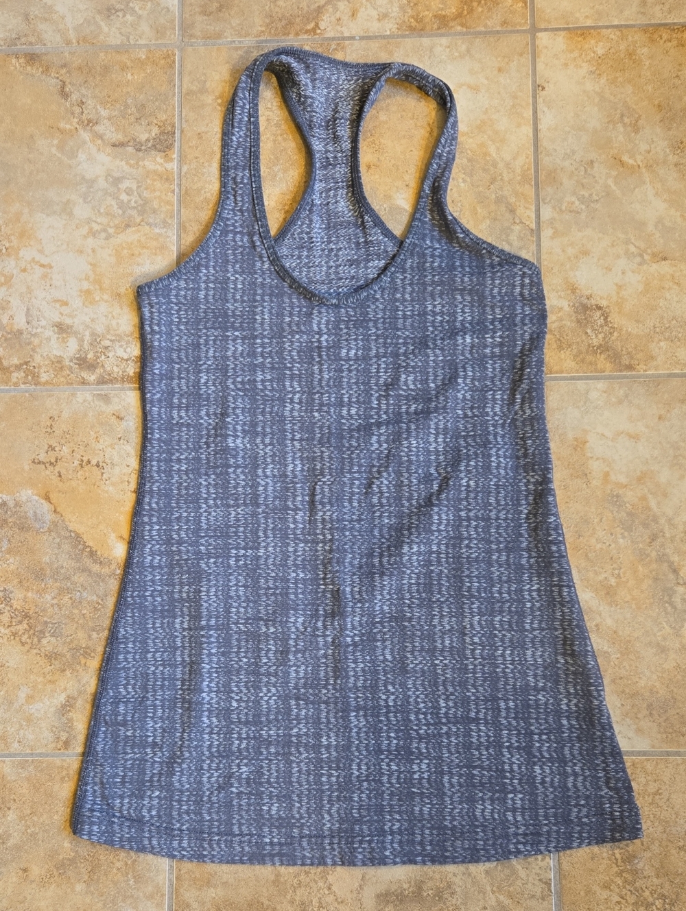 lululemon athletica Heathered Gray Racerback Tank